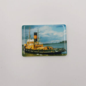 Ceramic Fridge Magnet. ‘Working 1970's’ 5cm x 7cm
