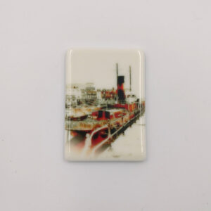 Ceramic Fridge Magnet. 'Cervia Digitised' 5cm x 7cm