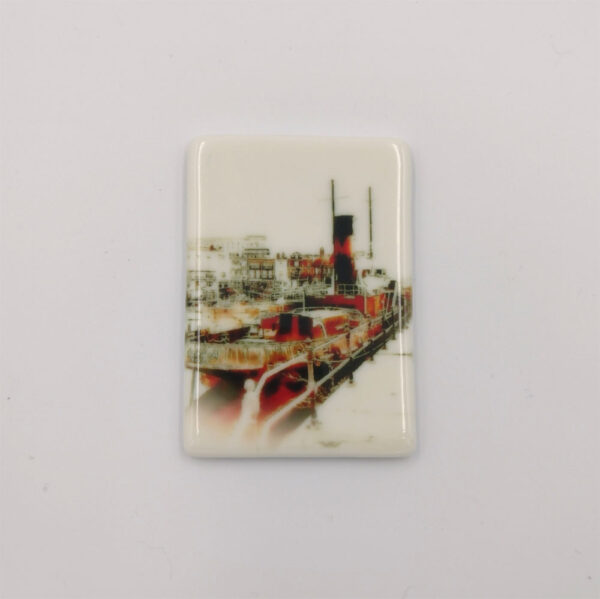Ceramic Fridge Magnet. 'Cervia Digitised' 5cm x 7cm