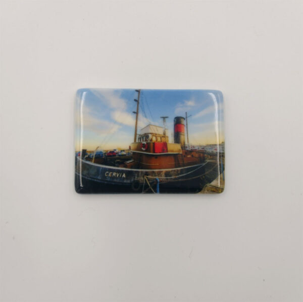 Ceramic Fridge Magnet. 'Cervia' 5cm x 7cm