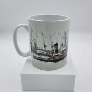 10oz Ceramic Mug - with box - Cervia Art 'R.Clark' & 'Logo on Reverse'