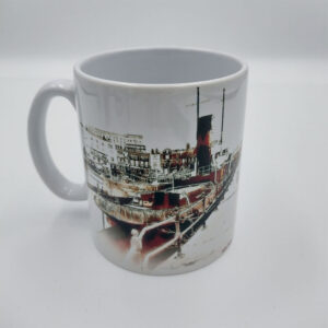 10oz Ceramic Mug – ‘J Watts Digitised image, with Logo on Reverse’ (inc card mailer box)