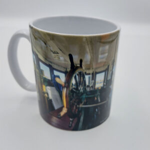 10oz Ceramic Mug - 'Wheelhouse, with Logo on Reverse' (inc card mailer box)